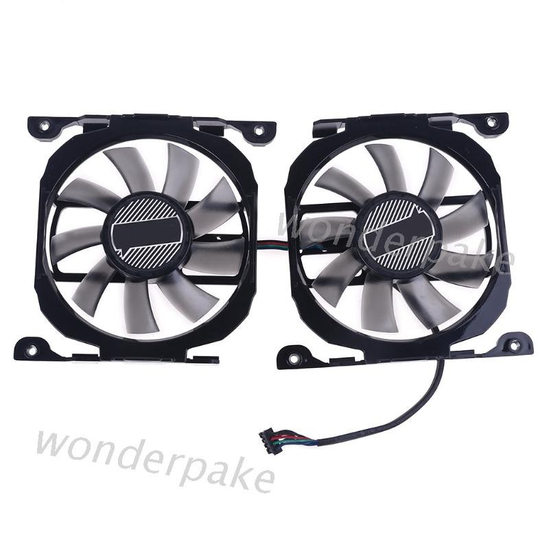 DC 1 Cặp Quạt Tản Nhiệt Woxnd 12v 0.45a Cho Inno3D 260 Gtx 750ti Gtx660