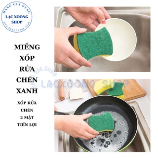 Miếng xốp rửa chén xanh