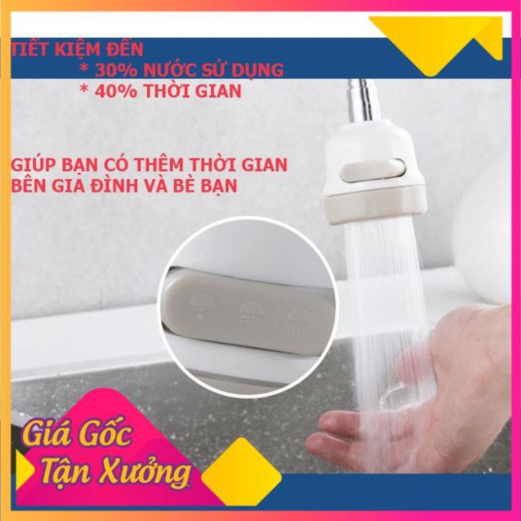 Đầu Vòi Xịt Nước Tăng Áp Cho Vòi Bồn Rửa - Dây dài -giadunghn1