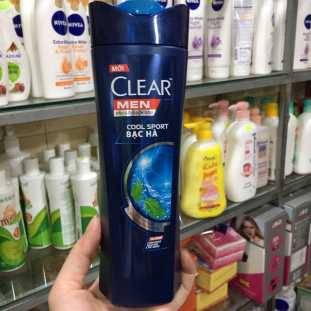 Dầu gội Clear Men Sạch Sâu Cool Sport Bạc Hà 370g (359ml)