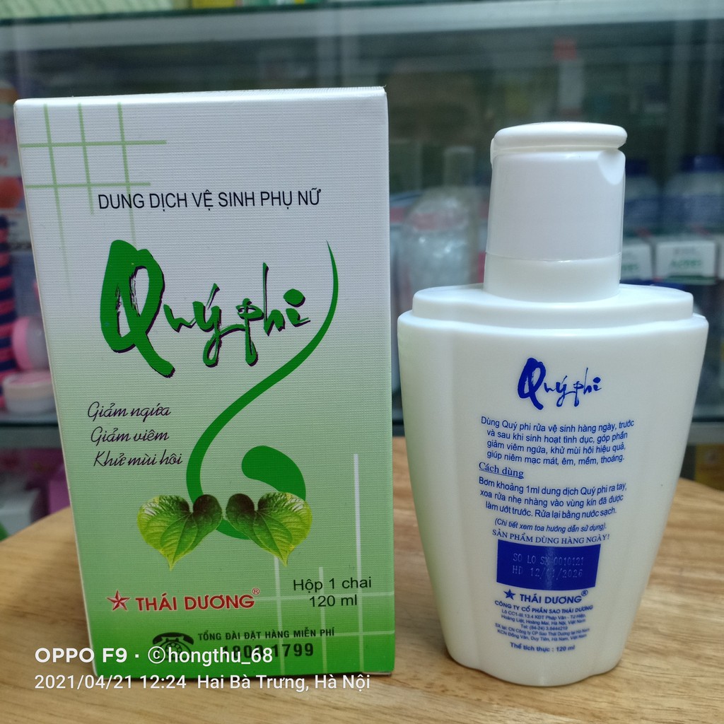 Dung dịch vệ sinh phụ nữ Quý Phi 120ml