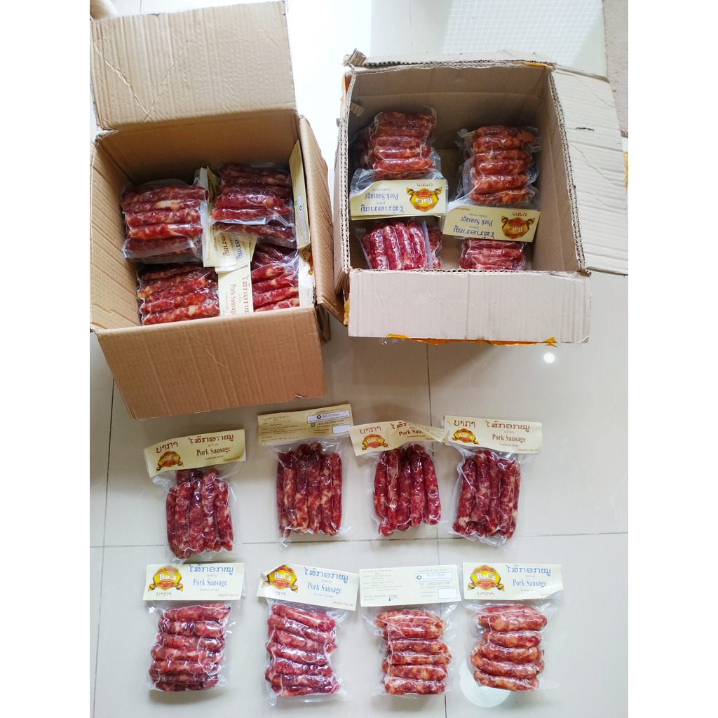 Lạp xưởng Lào PORK SAUSAGE ( Gói 500gr - 1kg ) | BigBuy360 - bigbuy360.vn