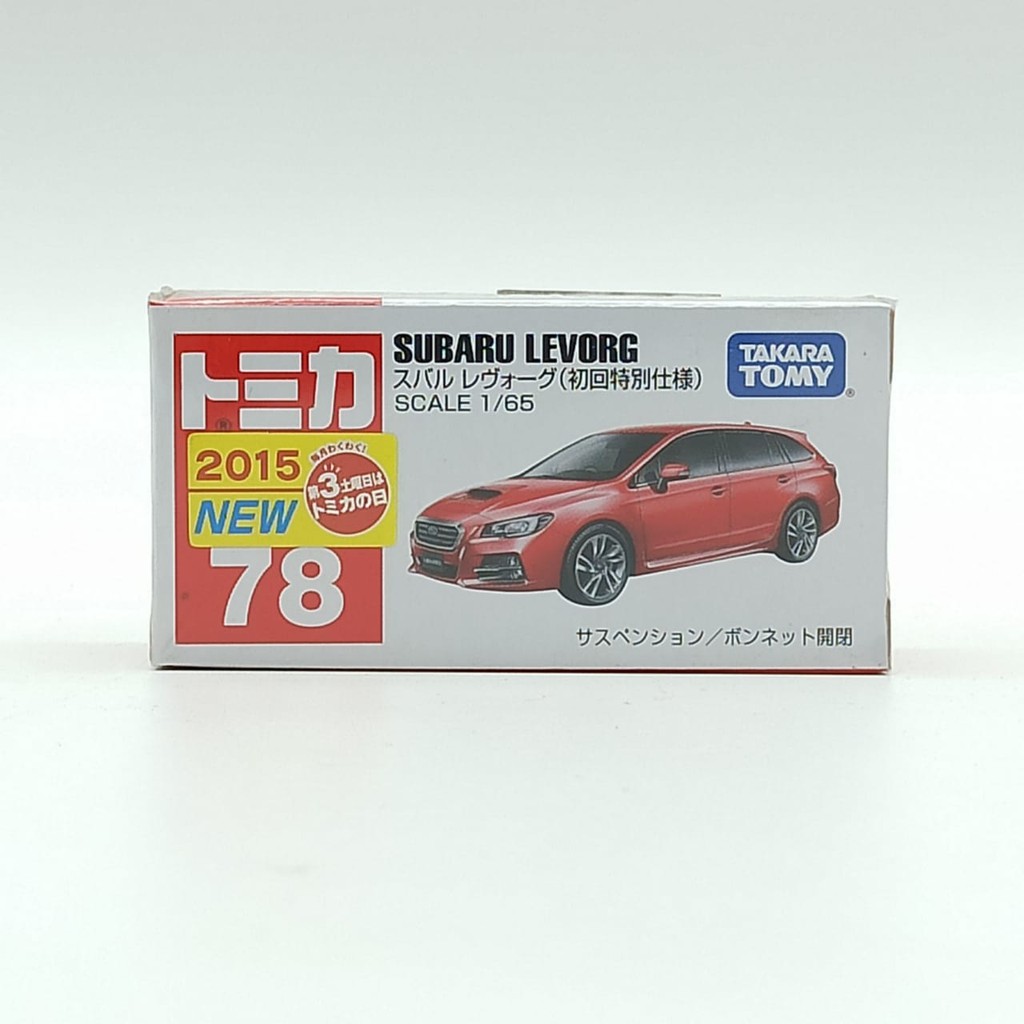 Mô Hình Xe Hơi Màu Đỏ Tomica Subaru Levorg