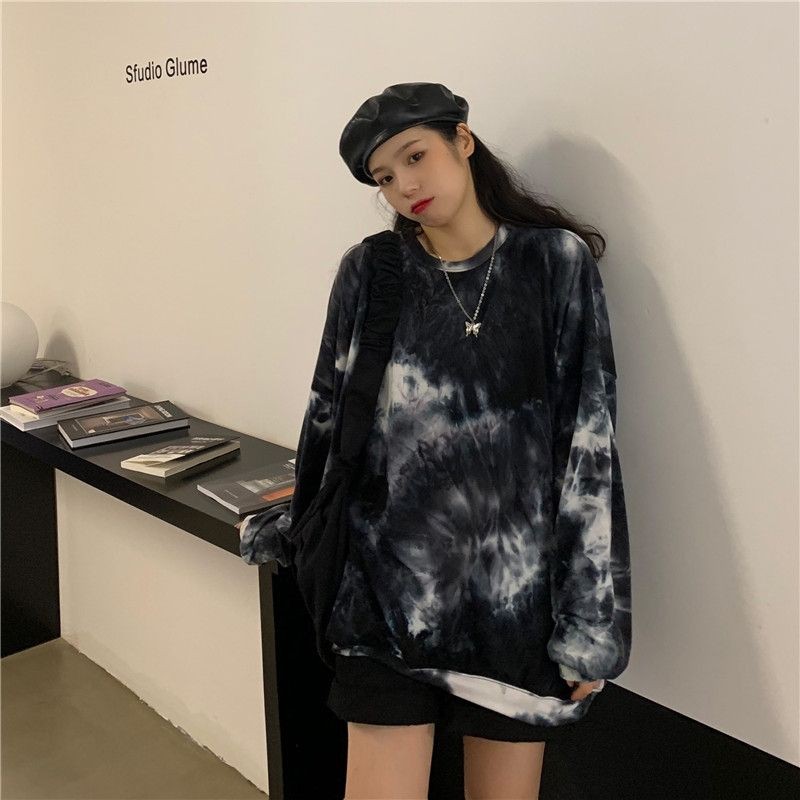 ÁO TAY DÀI LOANG MÀU UNISEX - TIE DYE SWEATER