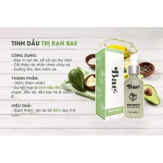 Tinh dầu chống rạn da Bae