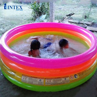 Bể bơi Intex cầu vồng 3 tầng