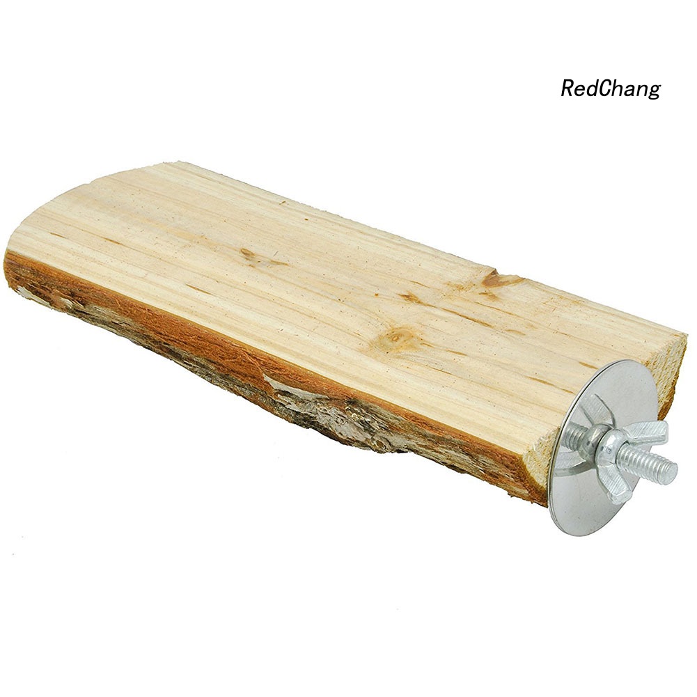 Giá đỡ bằng gỗ cho lồng chim vẹt/ hamster tiện lợi