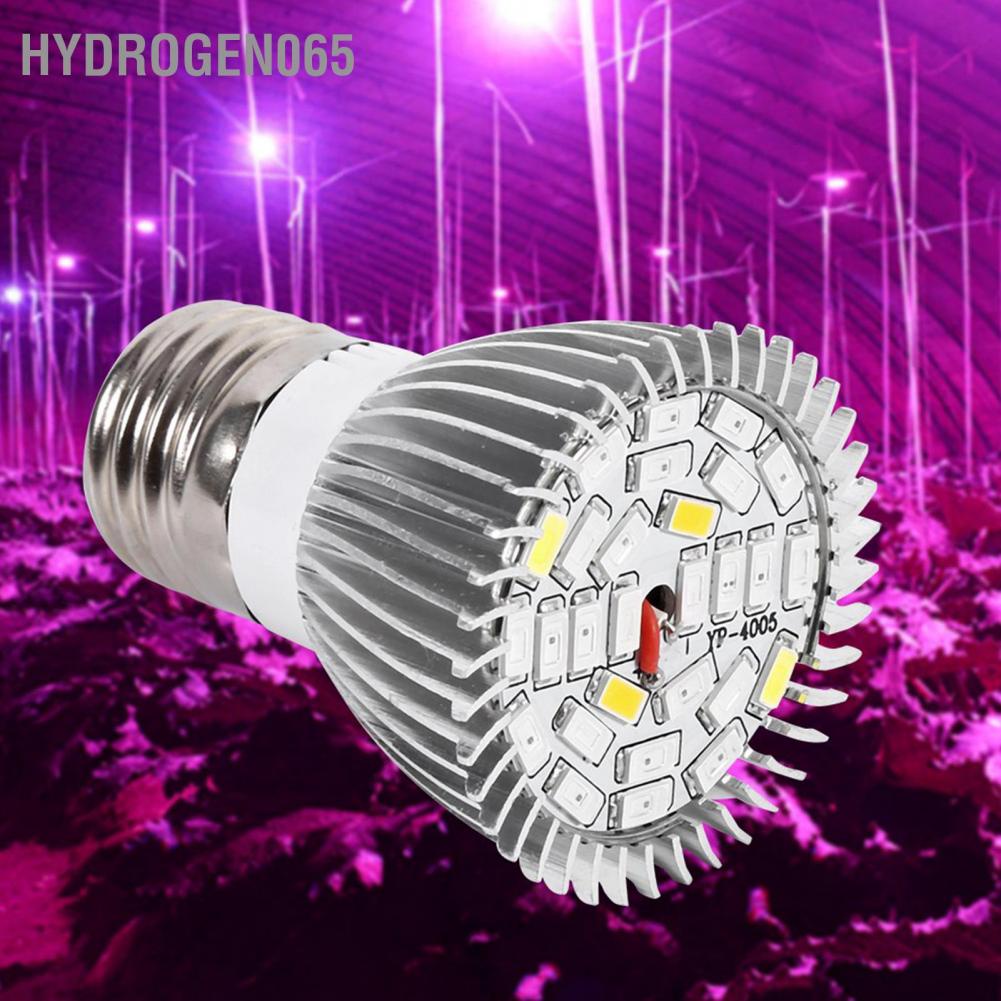 Hydrogen065 Full Spectrum E27 Led Grow Light Growing Lamp Bulb for DIY Hydroponics Pl