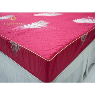 Set ga gối chun chần bông Happiness
