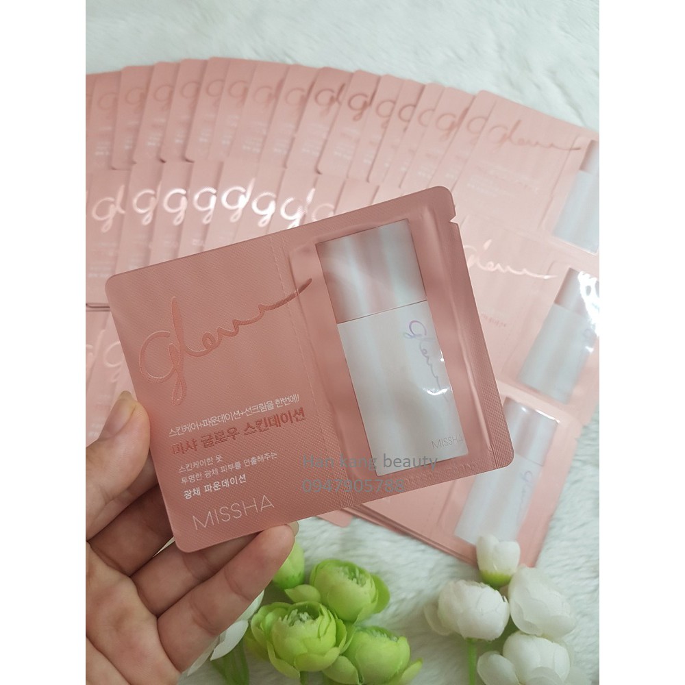 Gói kem Nền Missha Glow Skindation SPF20 PA ++( chỉnh tông màu da, giữ ẩm, chống nắng) | BigBuy360 - bigbuy360.vn
