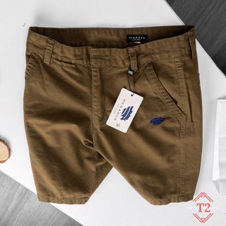Quần Short Kaki Nam QS04 Thêu Logo PEGA.SUS Cao Cấp, Chất Kaki Xịn