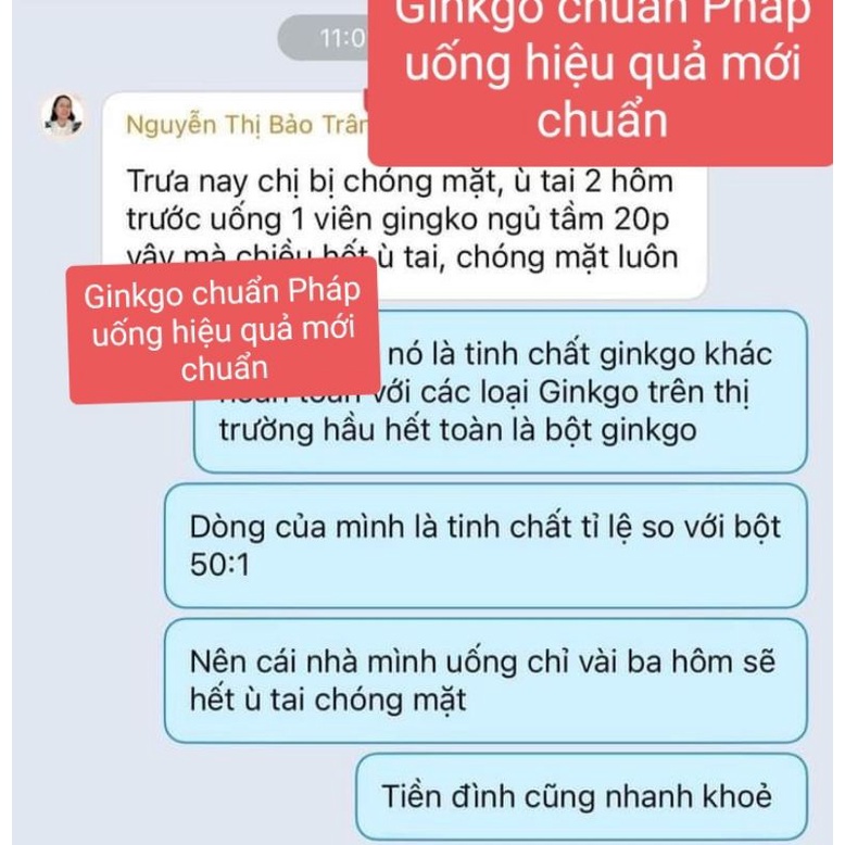 Bổ não Ginkgo Pháp