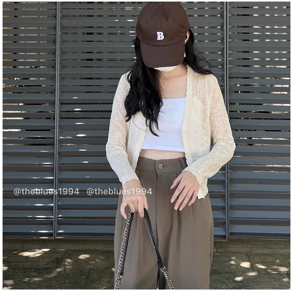 Áo len cadigan mỏng  khoác ngoài hàng quảng châu -111