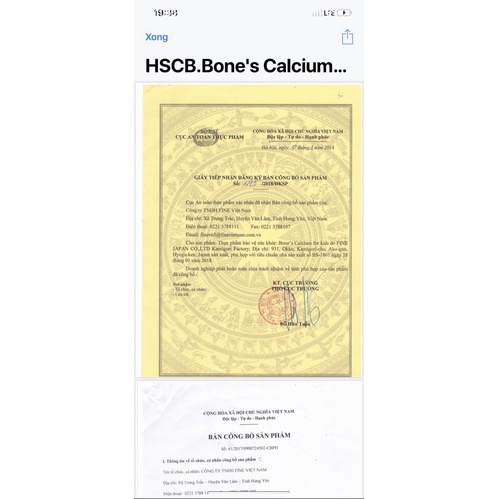 Bột Bone's Calcium for kids túi 140g bổ sung canxi xương cá tuyết Nhật Bản