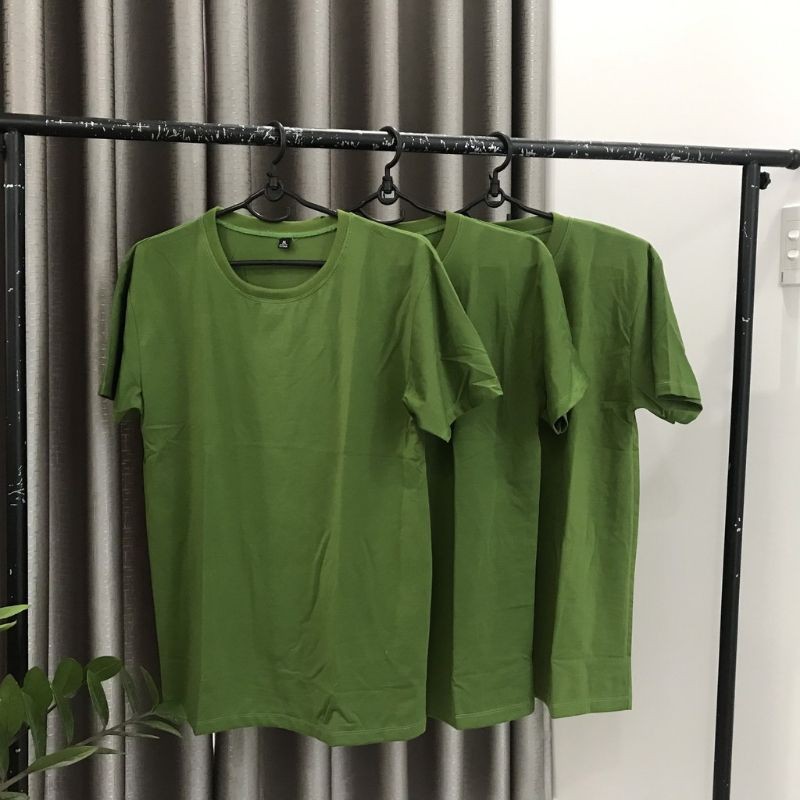 ÁO THUN NAM,NỮ XANH RÊU_XANH LÍNH THỜI TRANG