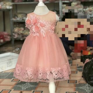 Combo 2 áo đầm công chúa thiết kế cho bé gái