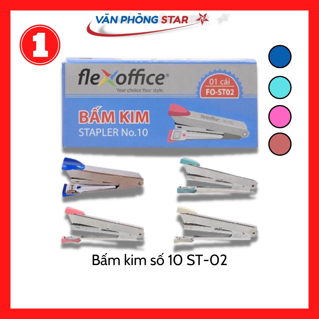 Bấm kim số 10 ST-02 FlexOffice Thiên Long