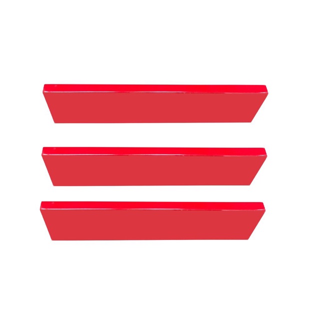 Sét 3 thanh kệ trang trí màu đỏ 40,50,60