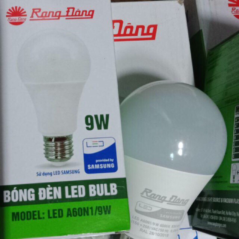 Bóng đèn Rạng Đông 3w,5w,7w,9w,12w chip sámung ánh sáng trắng