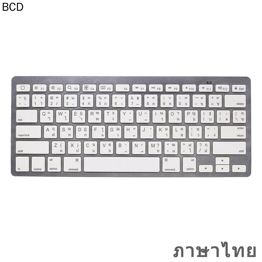 Bàn Phím Bluetooth Không Dây Mini Thái Lan Cho Ipad Pro / Ipad Air / Android / Laptop / Macbook Pro / Surface