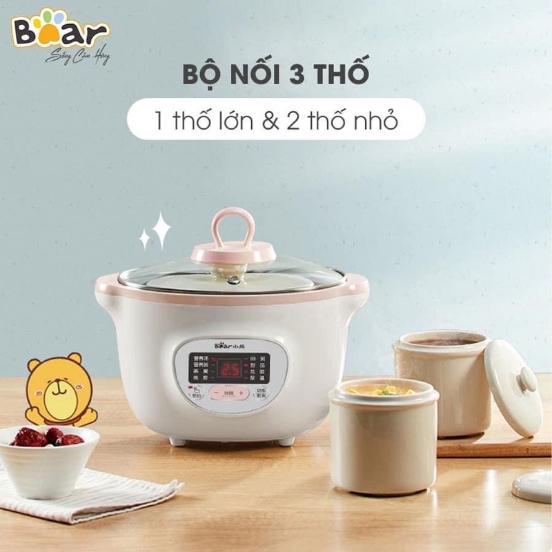 Nồi cháo Bear 1,6l