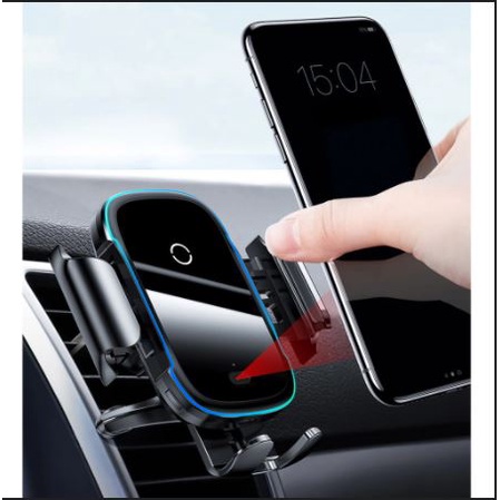 Bộ đế giữ điện thoại tích hợp sạc không dây trên xe hơi Baseus Light Electric Holder Wireless Charger 15W | BigBuy360 - bigbuy360.vn
