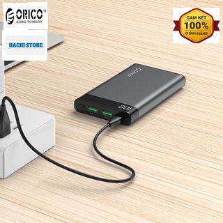 Sạc dự phòng vỏ hợp kim nhôm 10,000 mAh tích hợp màn hình Led Orico YC10 - Hàng Phân Phối Chính Hãng