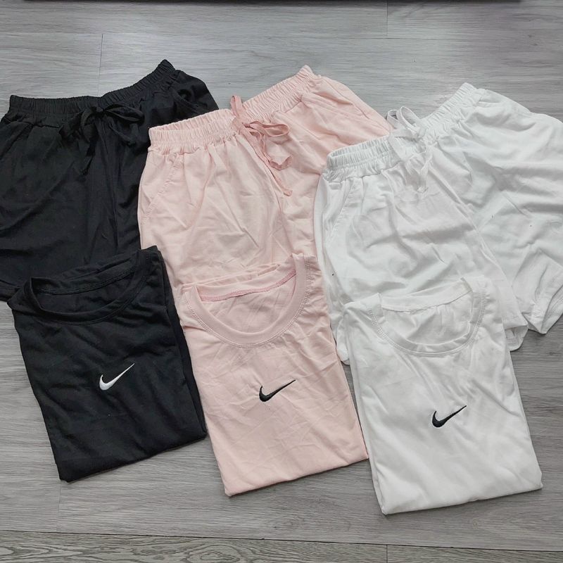 Sét bộ thể thao mùa hè cotton mát mịn NIK_EUNG