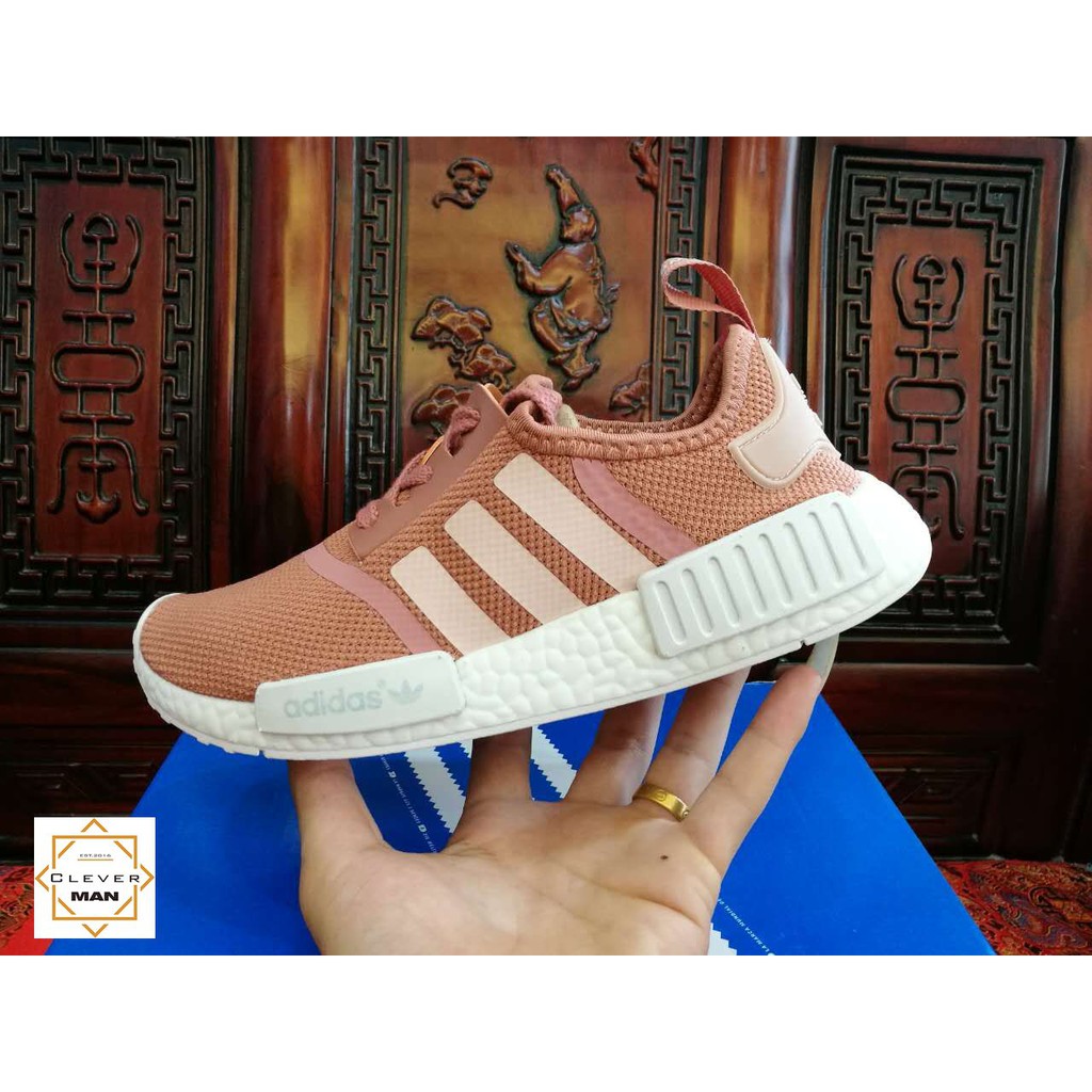 GIẦY đẹp (ẢNH THẬT) giày thể thao NMD R1 Raw pink hồng đế trắng giá tốt new hot