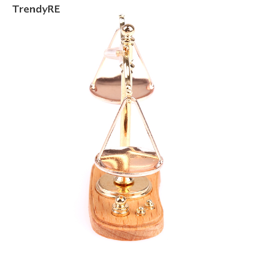Cân Điện Tử Mini Tỉ Lệ 1 / 12 Dùng Để Trang Trí Nhà Búp Bê