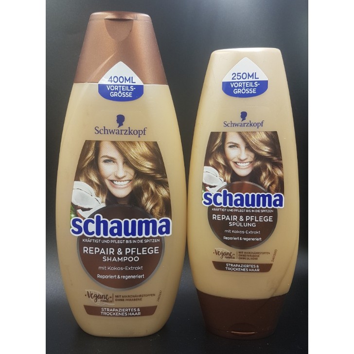 Dầu gội xả Schauma Repair & Pflege hàng Đức