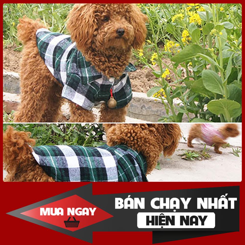 [❌GIÁ SỈ❌] Áo sọc ca rô dễ thương dành cho thú cưng 0 ❤️