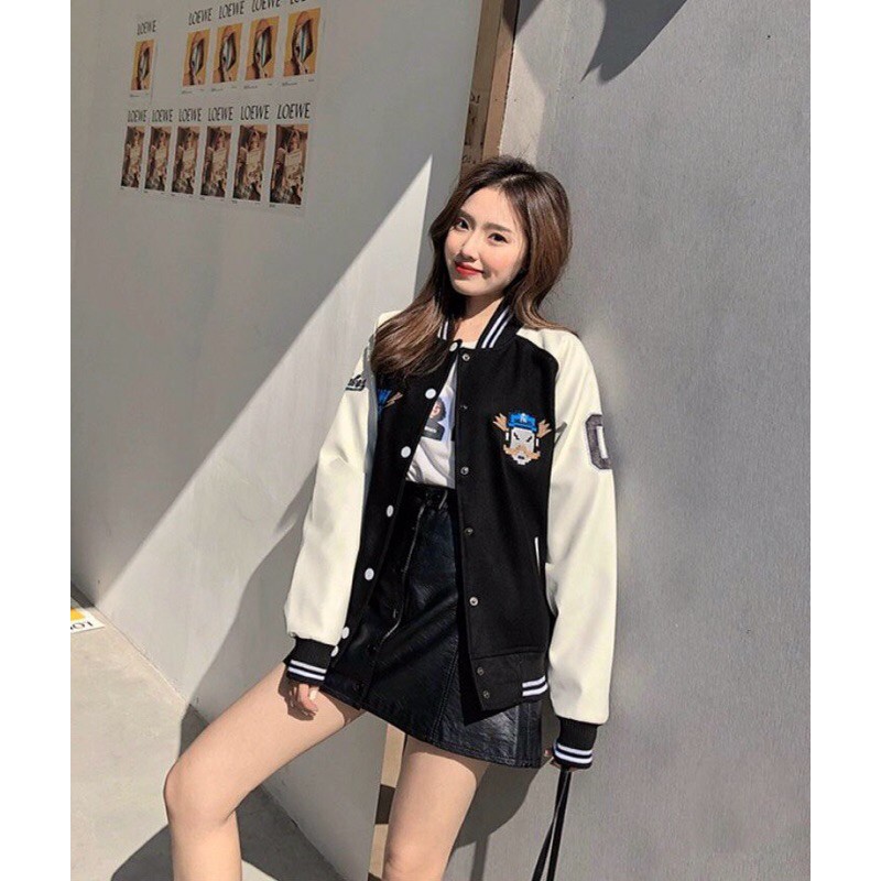 [free ship 15k] áo bomber- áo khoác bomber nam  cúc bấm  from chuẩn ôm dáng cực chất KD03 giá tốt | BigBuy360 - bigbuy360.vn