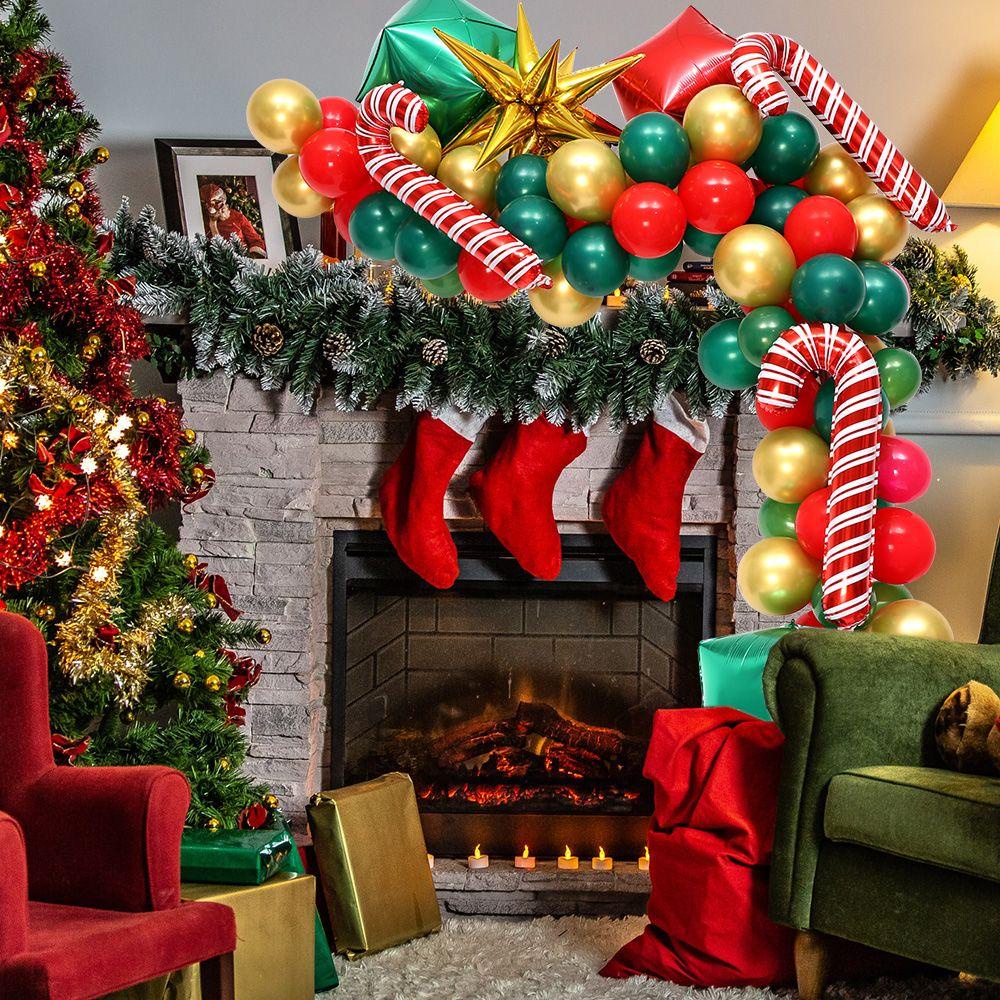 Bong Bóng Hình Nón Dùng Trang Trí Tiệc Giáng Sinh Năm Mới DIY