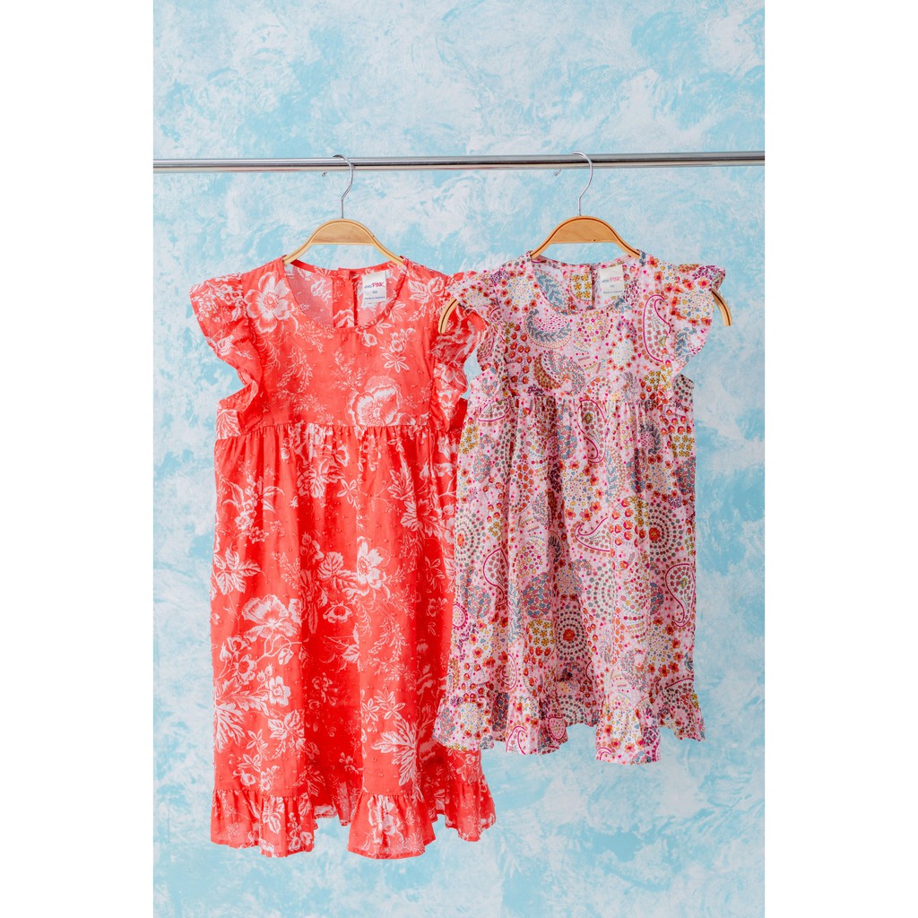 [LITTLE PINK] KARINE DRESS - Váy hoa cánh tiên bé gái