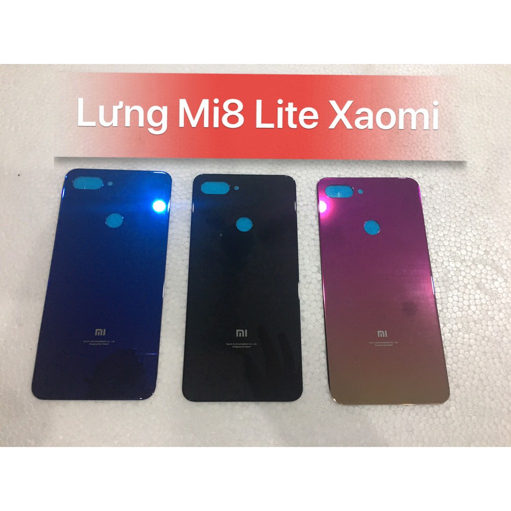 Vỏ lưng Mi8 Lite - Xaomi