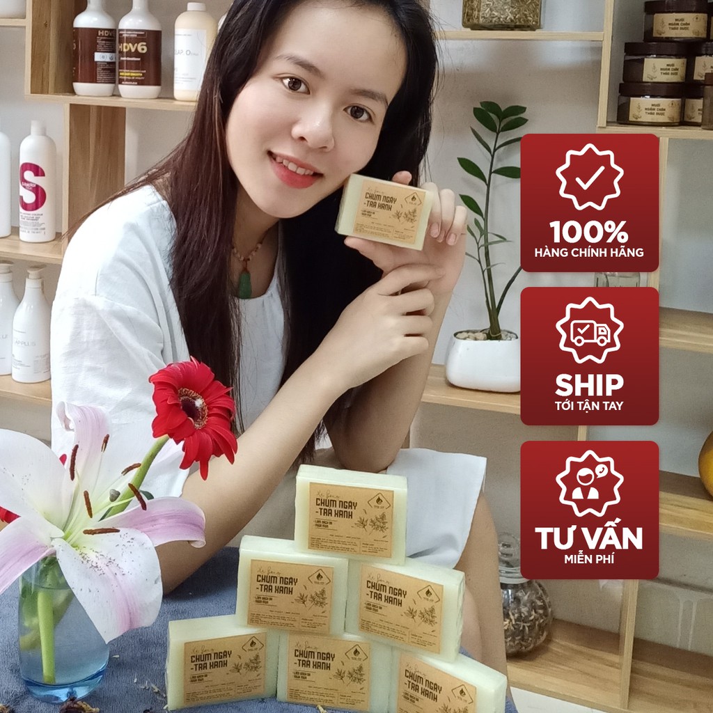 Xà Bông Trà Xanh Chùm Ngây - Sạch da - Dưỡng Da | BigBuy360 - bigbuy360.vn