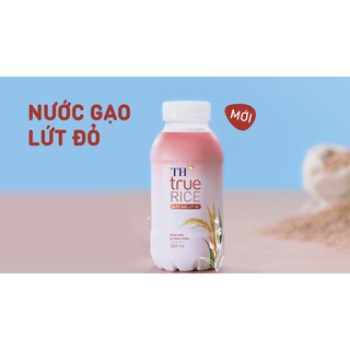 Nước Gạo Lứt Đỏ TH true RICE (06 chai 300 ml)