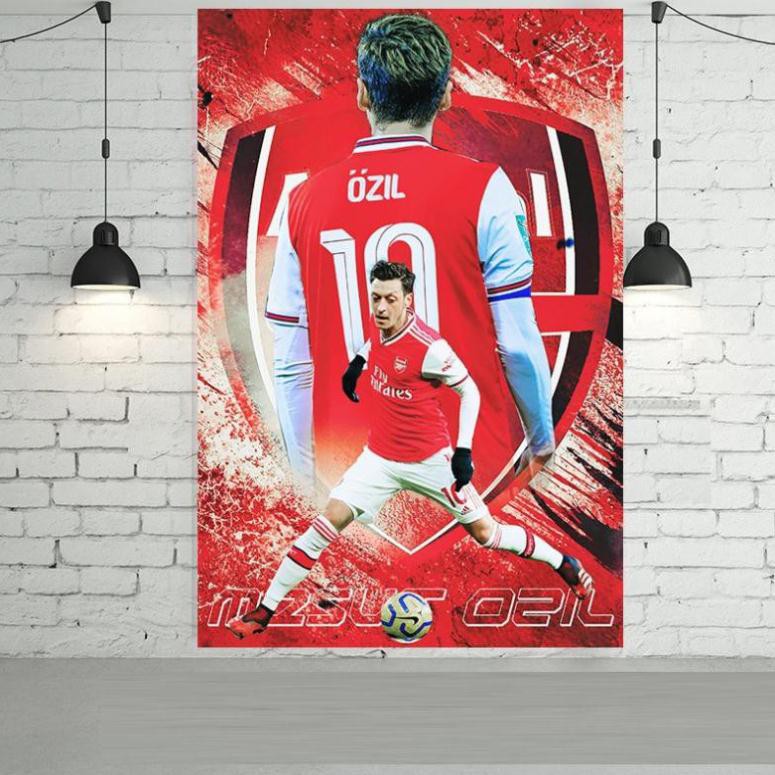 Poster decal dán tường Ozil Henry aubameyang Arsenal