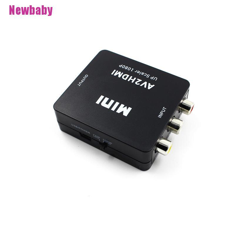 Bộ ChuyểN ĐổI Mini RCA AV Sang HDMI AV 2 Chuyên DụNg