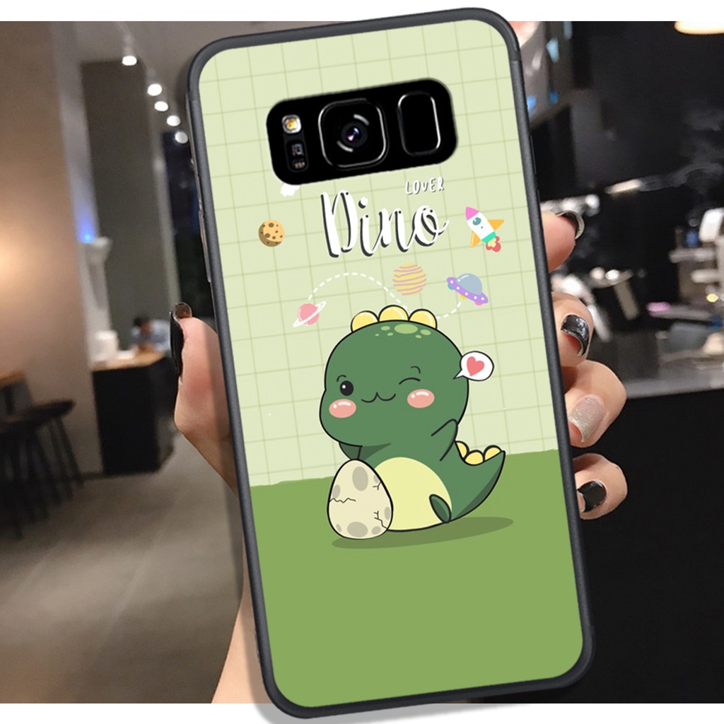 [HOT]ỐP SAMSUNG S8 - S8 PLUS - S9 - S9 PLUS , IN HÌNH KHỦNG LONG CHIBI SIÊU DỄ THƯƠNG.