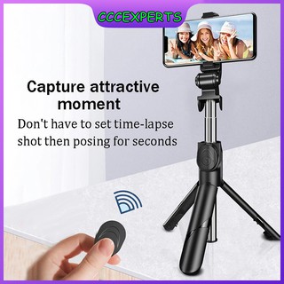 【CcExperts】Gậy chụp ảnh tự sướng kết nối Bluetooth mini cầm tay không dây có thể kéo dài