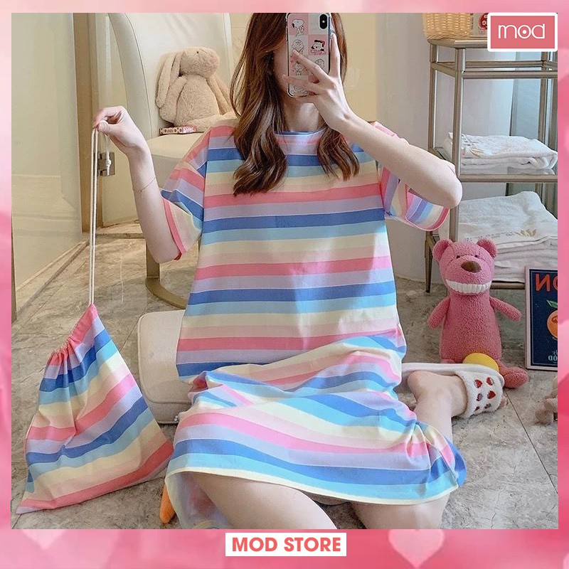 [𝐅𝐫𝐞𝐞𝐬𝐡𝐢𝐩 - 𝐇𝐚̀𝐧𝐠 𝐒𝐚̆̃𝐧] Váy Mặc Nhà Váy Ngủ Họa Tiết Đáng Yêu, Chất Cotton Mềm Mịn Diện Hè V6 | BigBuy360 - bigbuy360.vn