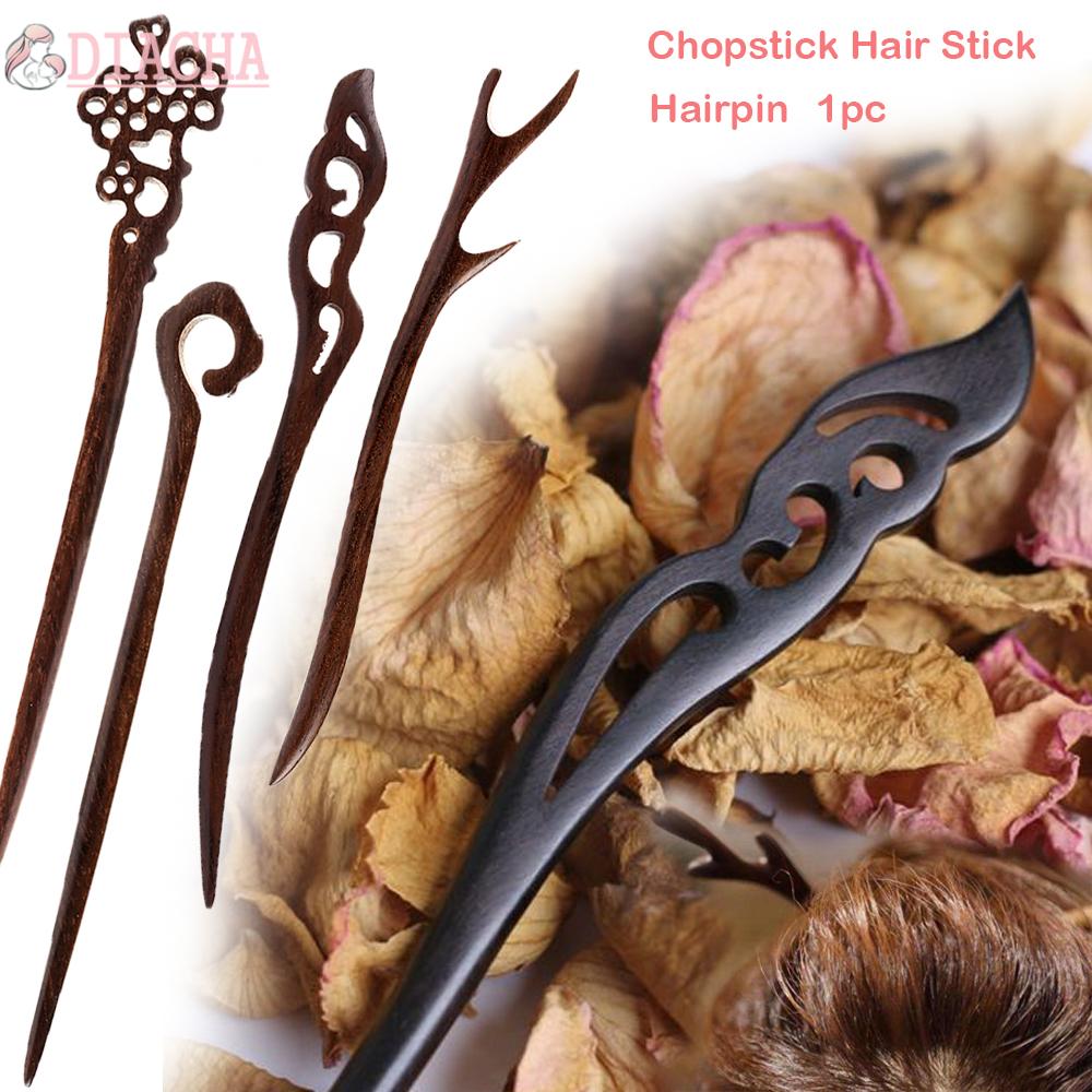[Hàng mới về] Trâm cài tóc bằng gỗ đàn hương phong cách retro cho nữ
