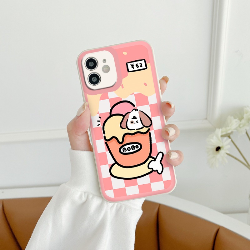 Ốp lưng iphone Bobo Cream cạnh vuông 6/6plus/6s/6splus/7/7plus/8/8plus/x/xr/xs/11/12/13/pro/max/plus/promax