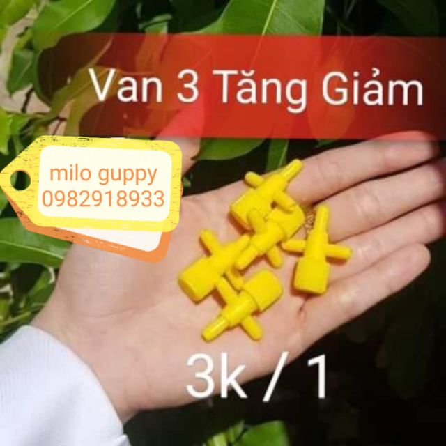 Một bịt (100) van chia 3 oxy có ron