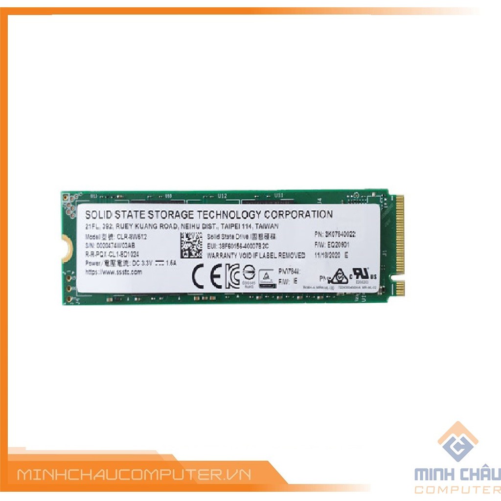 Ổ cứng SSD SSSTC (Toshiba) CLR-8W512 512GB M2 NVME PCIe Gen 3 x4 - chính hãng