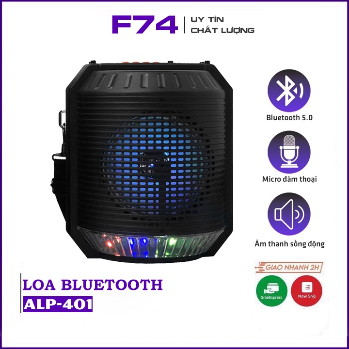 Loa Hát Karaoke ALP 401 Kết Nối Bluetooth Tặng Kèm Mic Hát Nhỏ Gọn Âm Thanh Chất Lượng Bảo Hành đổi mới F74