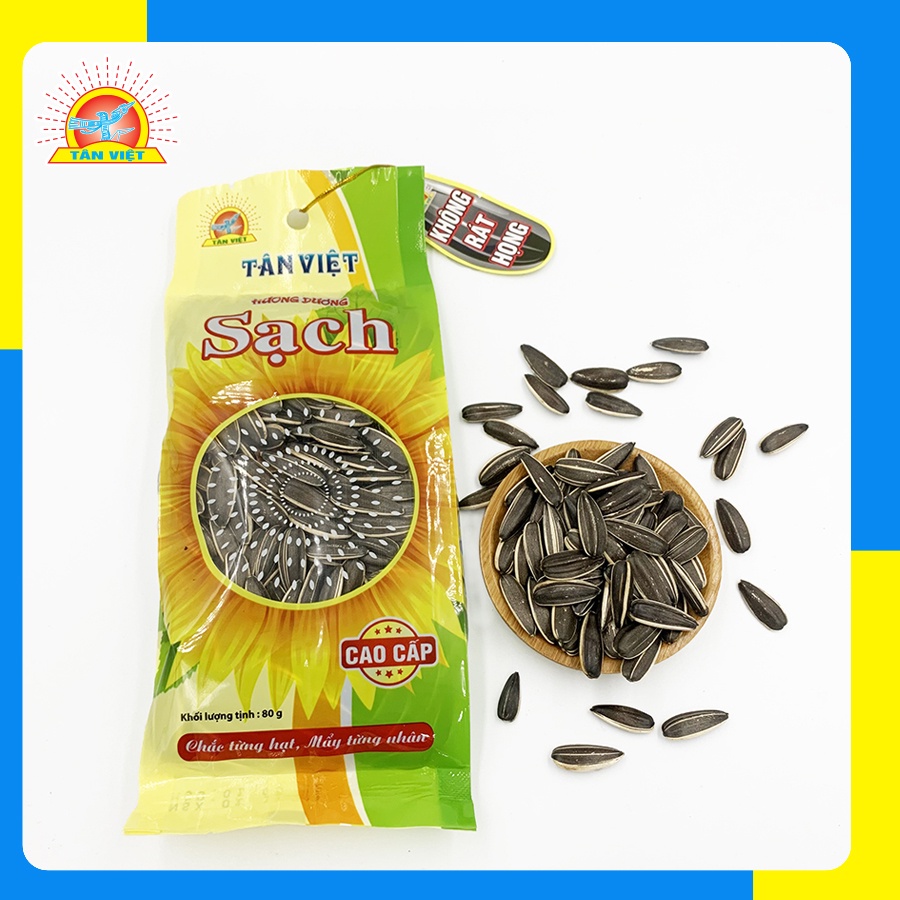 Hướng Dương Sạch Tân Việt Thơm Ngon Gói 230gr - 400gr