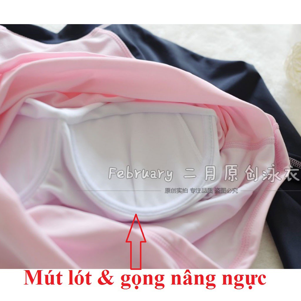 Bộ đồ bơi dài tay quần short năng động - BK-239h | WebRaoVat - webraovat.net.vn